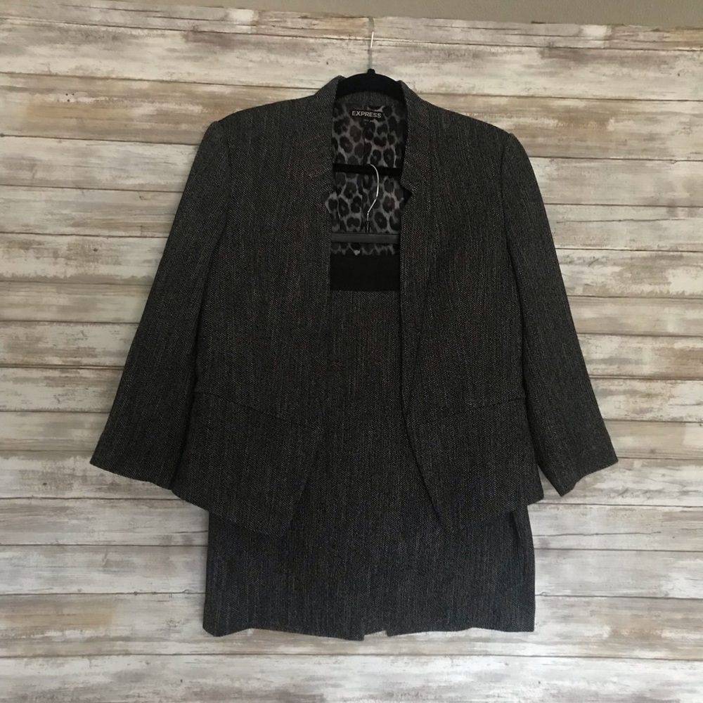 Express Blazer Jacket & Pencil Skirt Set